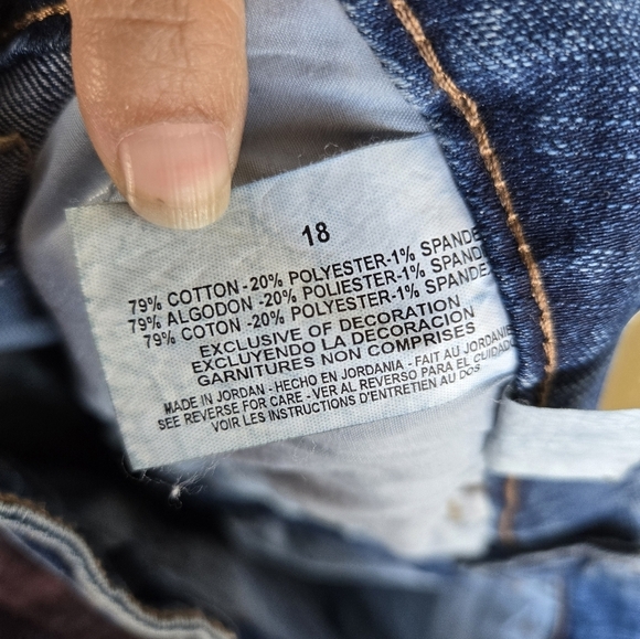 Nine West Marianna Straight LegStretch Jeans - Dark Wash - Size 18/33 - Picture 8 of 10